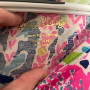 Lilly Pulitzer long sleeve tee shirt dress